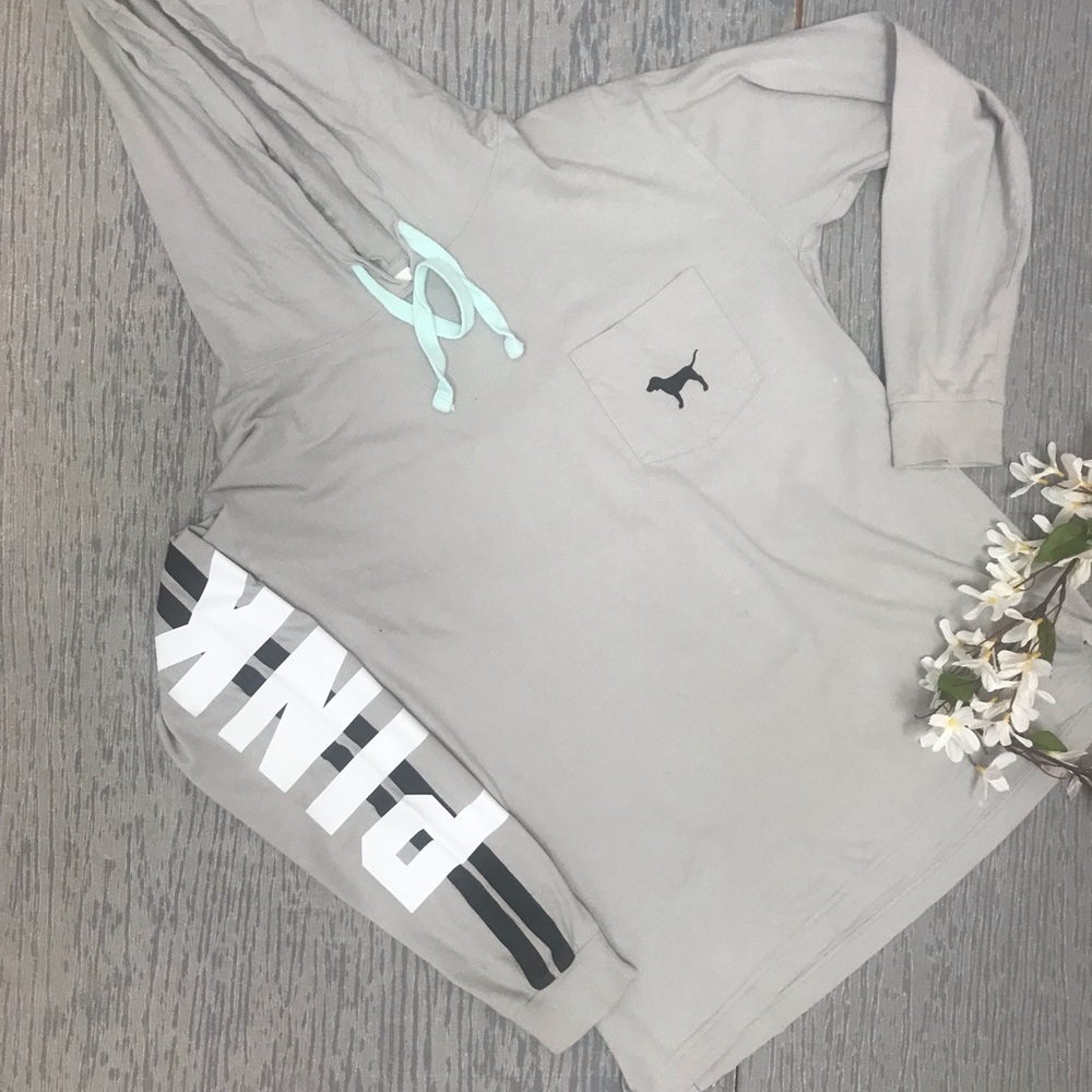 PINK long sleeve pull over